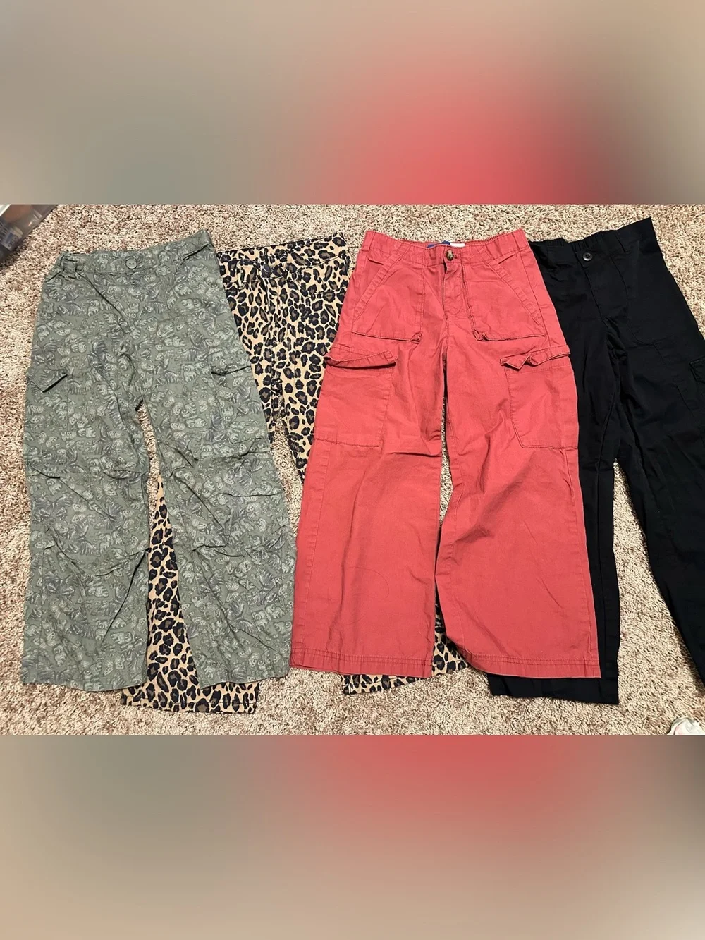 Girls cargo pants bundle